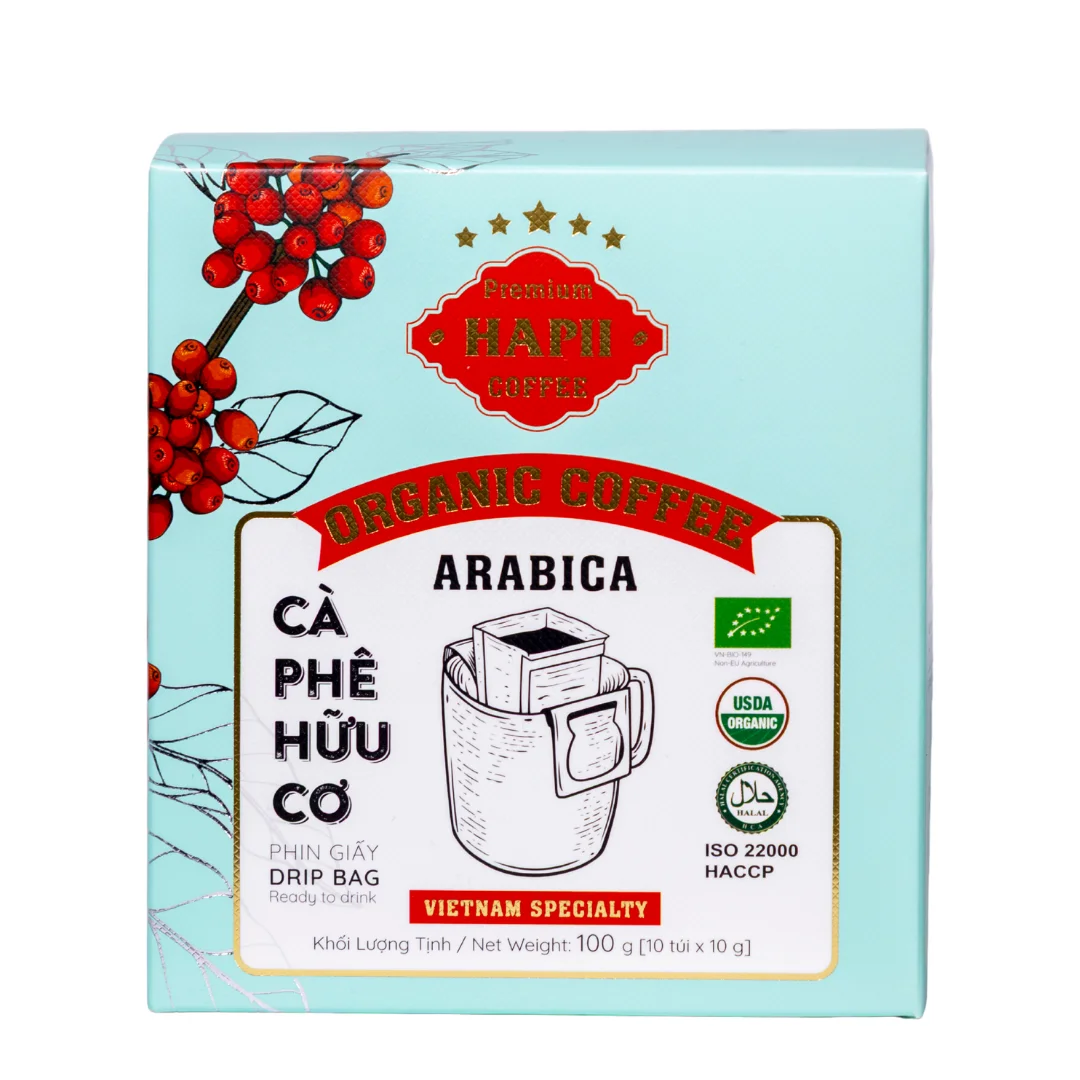 Cà phê phin giấy Arabica 100g